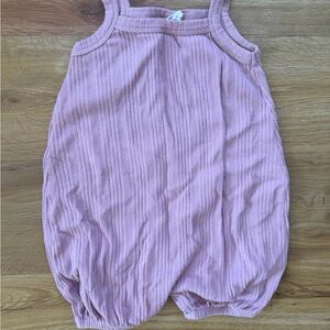 Pink Sleeveless Baby Romper